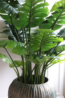 Monstera GoldLine, sztuczne drzewo w donicy