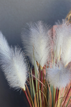 Ydeana Rustic, sztuczna trawa w donicy na nóżkach, wys.79cm 