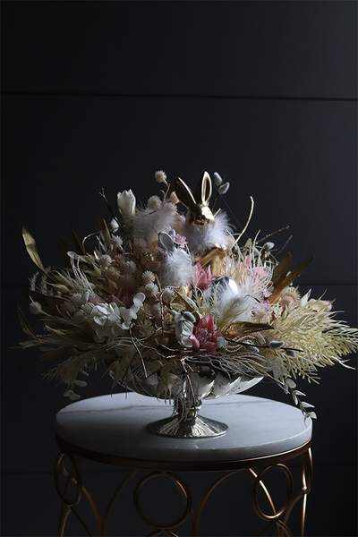 Goldera, wielkanocny stroik w pucharze