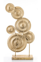 Machia, złota figurka dekoracja metalowa