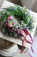 Bird Spring, wiosenny wianek z wrzosami