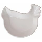 Easter Glamour, talerz wielkanocny, kura biała