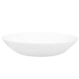 Divali, ceramiczny talerz głęboki, biały, śr.20cm