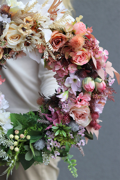 Vivaldi, dekoracyjny wianek na drzwi