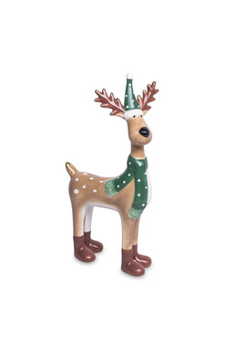 Scandi Haven, świąteczna figurka renifer G, wym.22x11x5cm