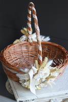 Natural Netra, dwustronnie dekorowany koszyczek wielkanocny