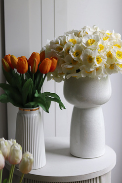 OD RĘKI Sunset Tulips, bukiet kwiatów w wazonie, wys.34cm