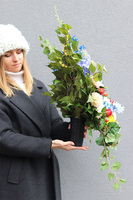 Łąka Molenita, bukiet nagrobny we wkładzie