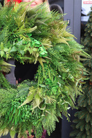 Zieleń w Domu, zielony wianek dekoracyjny