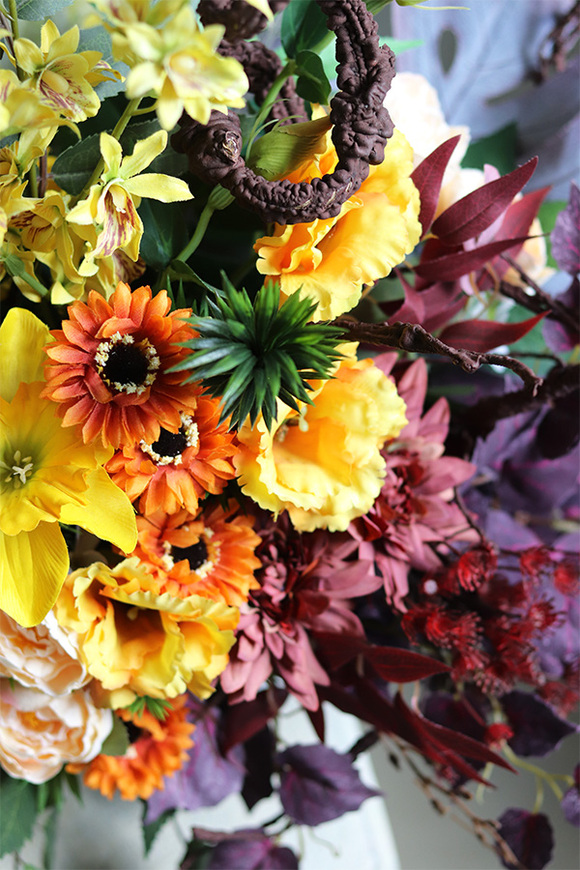 Fenista, dekoracja nagrobna w skrzynce