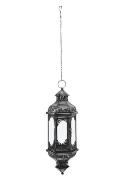 Caen, metalowy lampion latarnia wisząca, wym.102x18x20cm