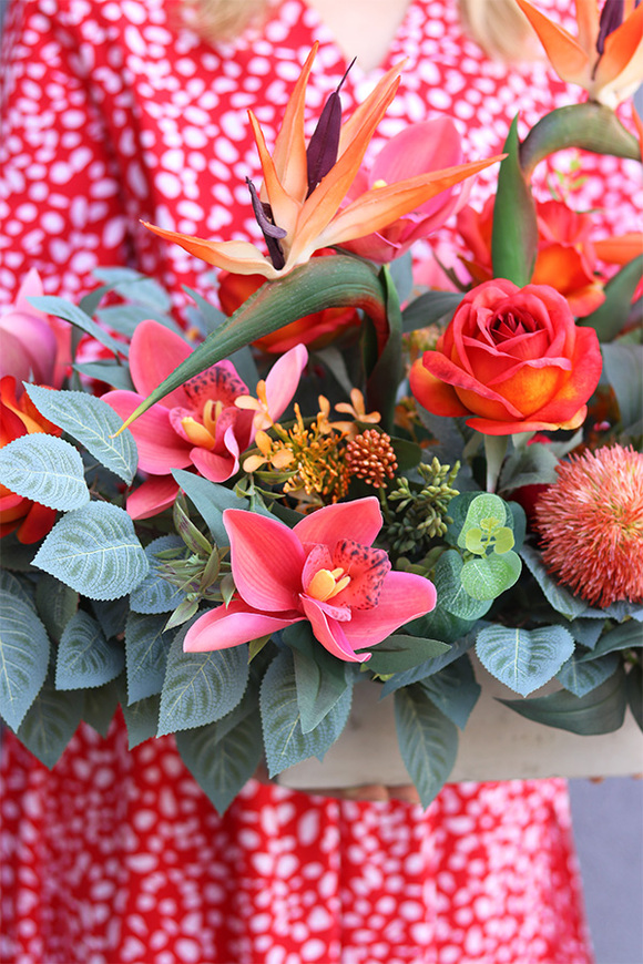 Pomarańczarnia, dekoracja nagrobna w donicy