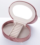 szkatułka / puzderko Florencja Chair Pink, wym.14x21.5x16cm