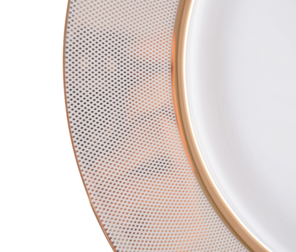 OD RĘKI  komplet obiadowy dla 6 osób, 30 elementów, Golden Delia I 