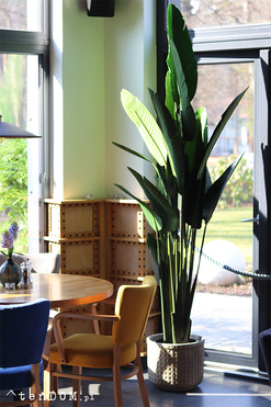 Bananowiec Boho, sztuczna roślina w donicy, wys.200cm 