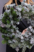 Mroźna Puszcza, zimowy wianek iglasty