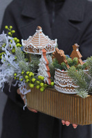 Piernikowy Jarmark, świąteczny stroik z karuzelą