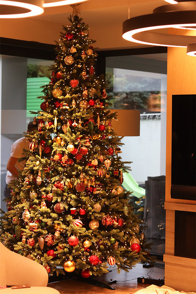 Moko Xmas, dekorowanie choinki u klienta