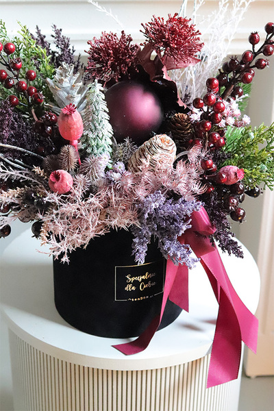 Violet Lux, flowerbox świąteczny