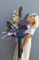 New Yorker, bukiet dekoracyjny z suszem boho