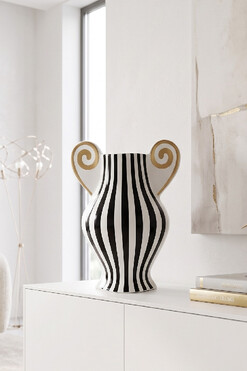 Roma Noir Glamour, ceramiczny wazon B, wys.29.5cm