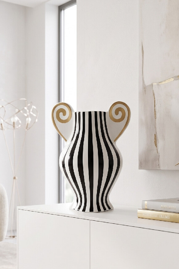 Roma Noir Glamour, ceramiczny wazon 