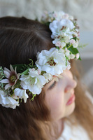 Wiosenna Aria, komunijny wianek na głowę, rozmiar uniwersalny