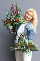 Angelo Winter Forest, srebrny lampion nagrobny