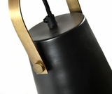 Modern Black lampa sufitowa regulowana