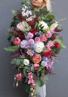 Valentina, komplet dekoracji nagrobnych, wiązanka + bukiet