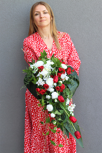 Serce Polonijne, patriotyczny wieniec nagrobny