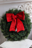 Czerwona Decoratoria, bożonarodzeniowy wianek na drzwi