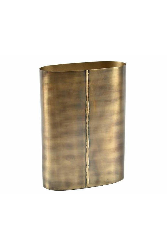 Gold Line, metalowy wazon 1 szt., wym.22x9x30cm