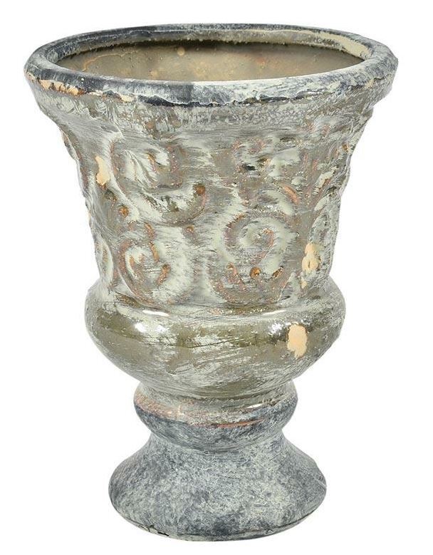 Antique C, ceramiczny puchar, wym.14x14x18cm