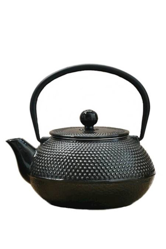 Awaji Glam, żeliwny imbryk do herbaty, czarny