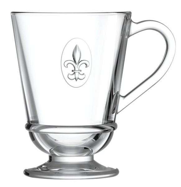 La Rochere Fleur de lys, komplet szklanek z uszkiem, poj.275ml