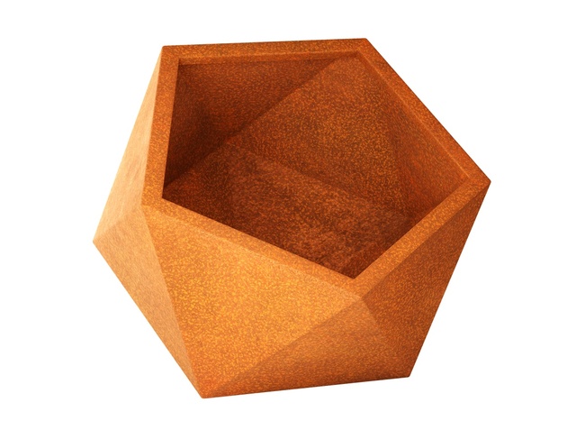 geometryczna donica, Erratic Pentagon, wym.90.5x96.5x100cm