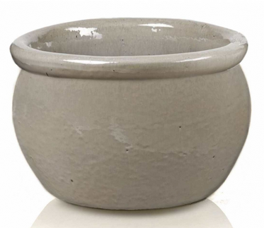 kremowa ceramiczna donica, Viet, wym.50x32cm