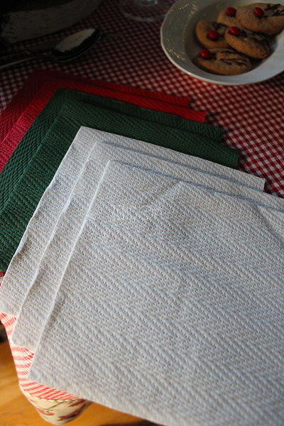 serwetki papierowe białe, Urokliwe Święta, 33x33cm, 16szt.