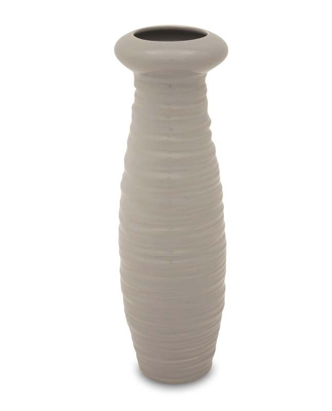 Emaja Gray, ceramiczny wazon, wym.33x10x10cm